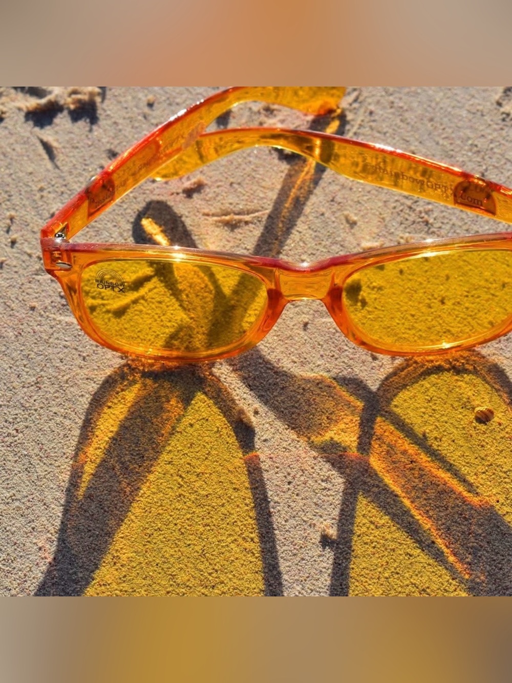 NIB Rainbow OPTX Translucent Sunglasses